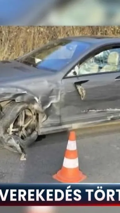 A vétlen sofőrnek estek neki a baleset után