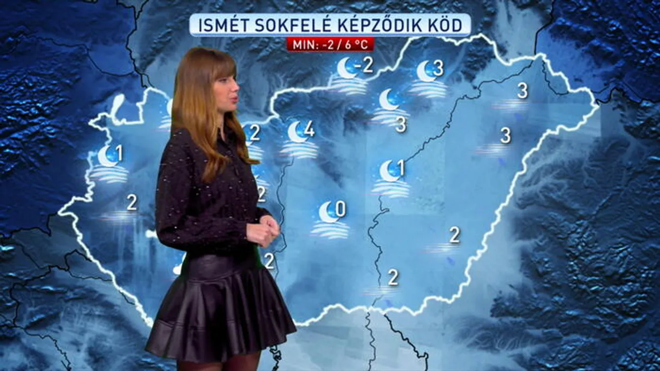 Ismét sokfelé képződik köd