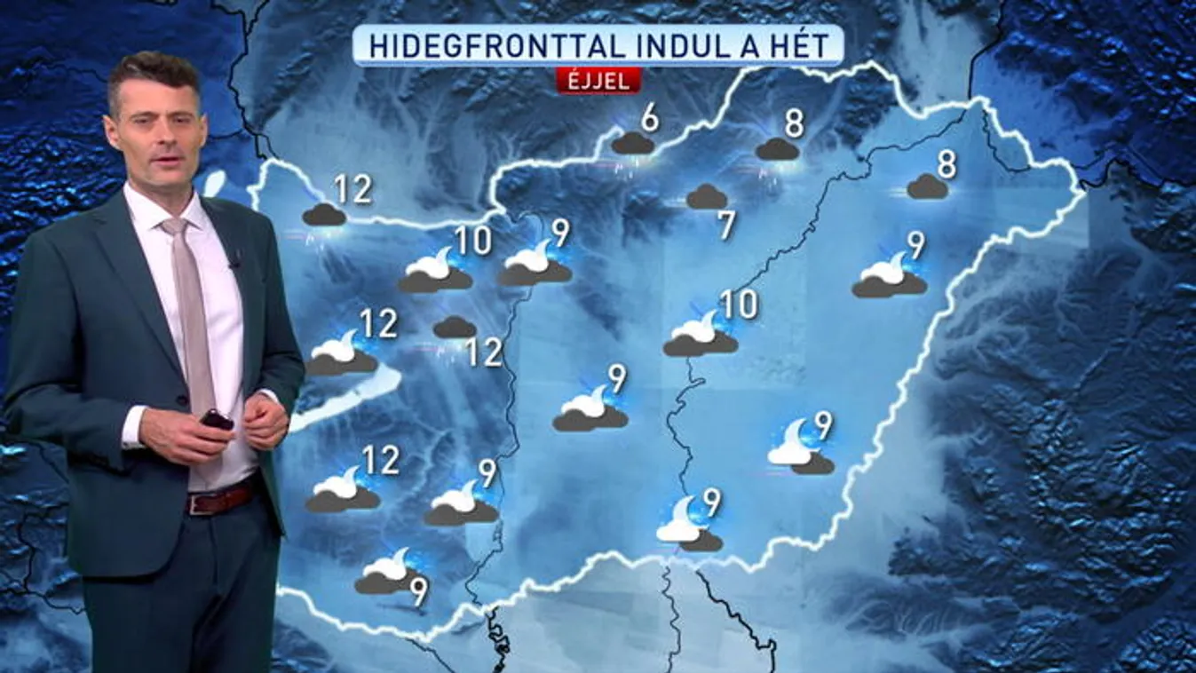 Hidegfront közeledik