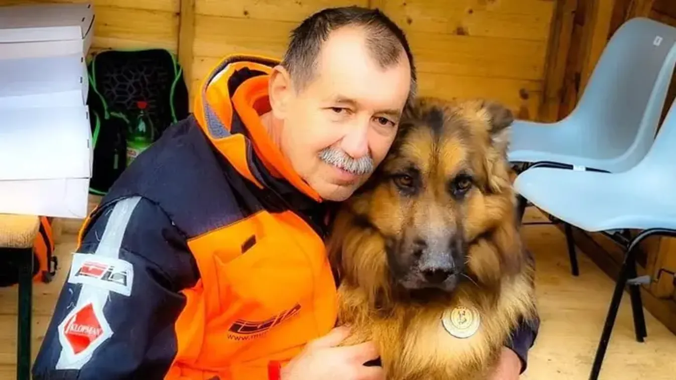 Meghalt Lehoczki László, a legendás mentőkutya, Mancs gazdája