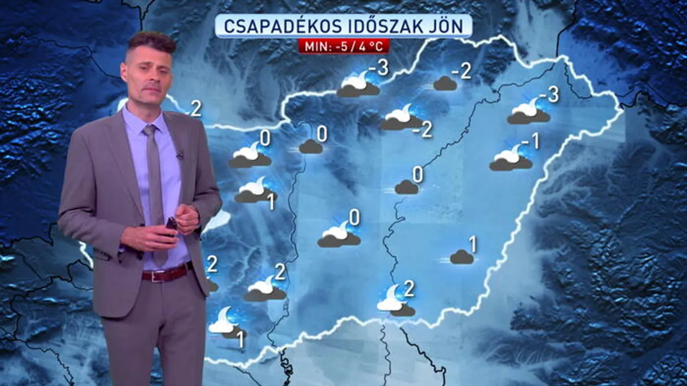 Csapadékos időszak jön