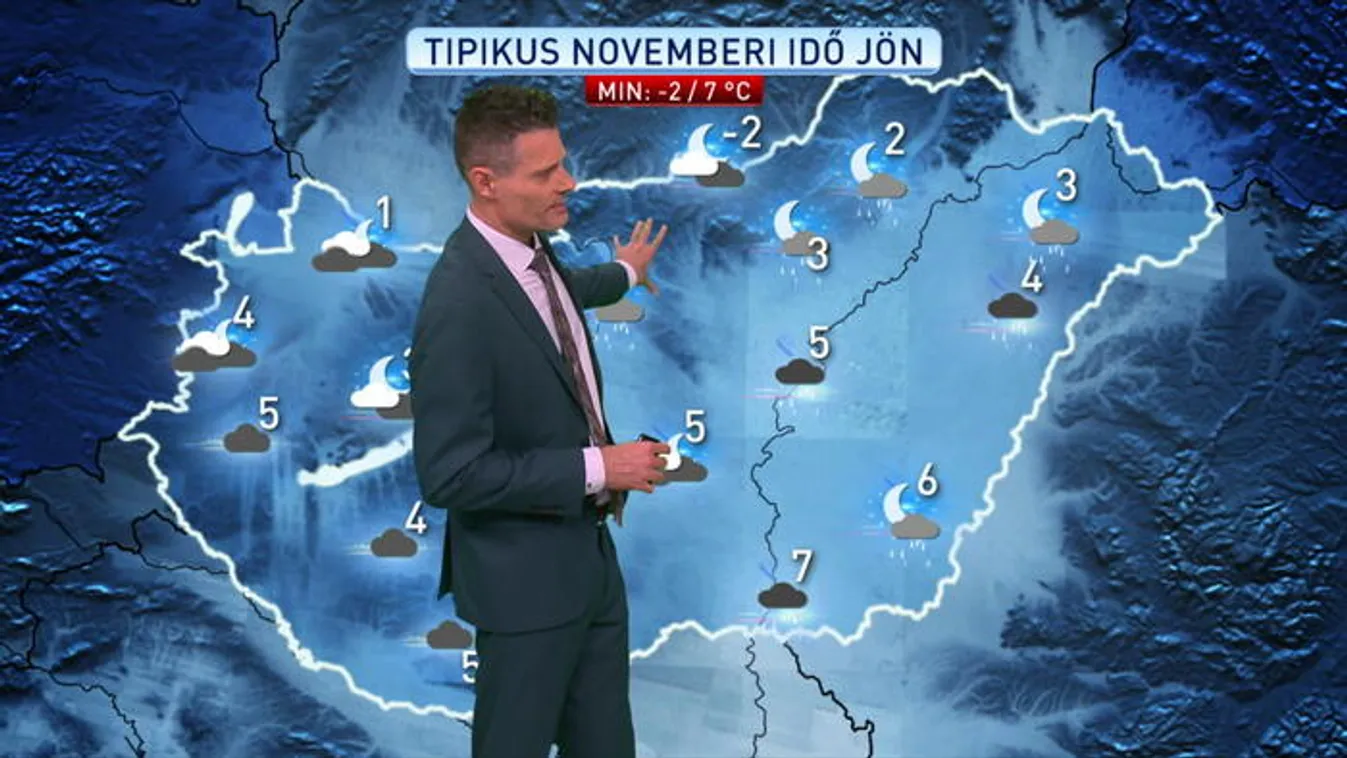 Hideg légörvény érkezik éjszaka