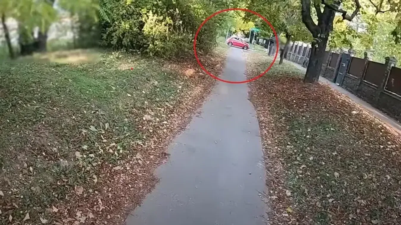 Rolleres menekült a büntetőfékező autós elől Budapesten