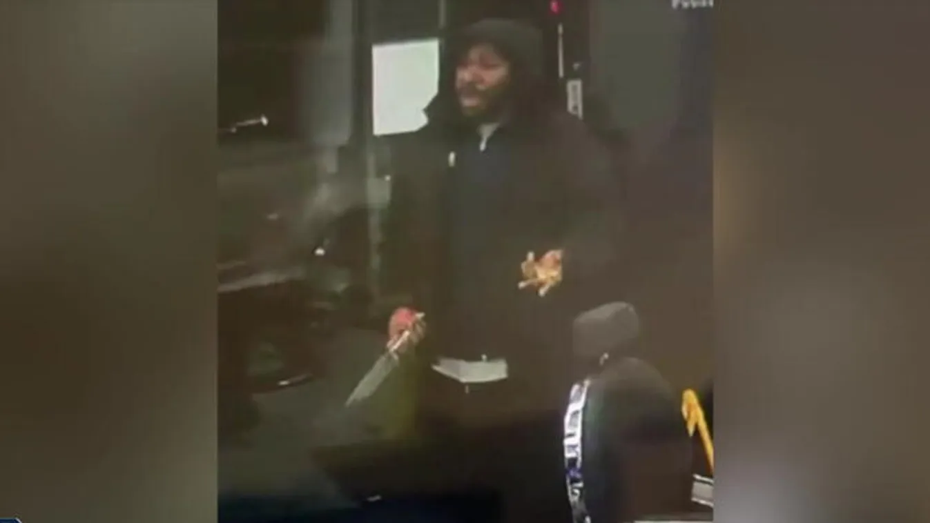 Nem csak a vonaton, az utcán is késelt