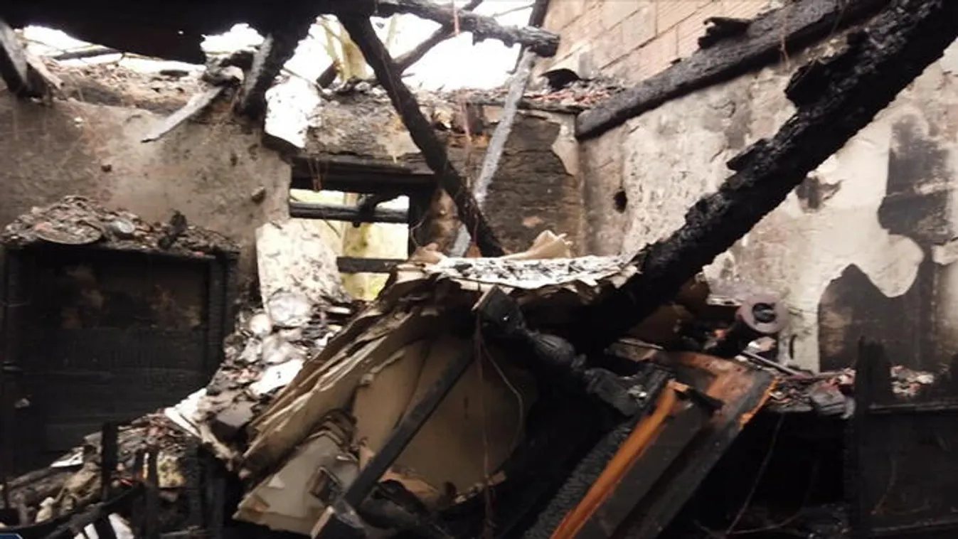 Ismert szobrász műterme égett le