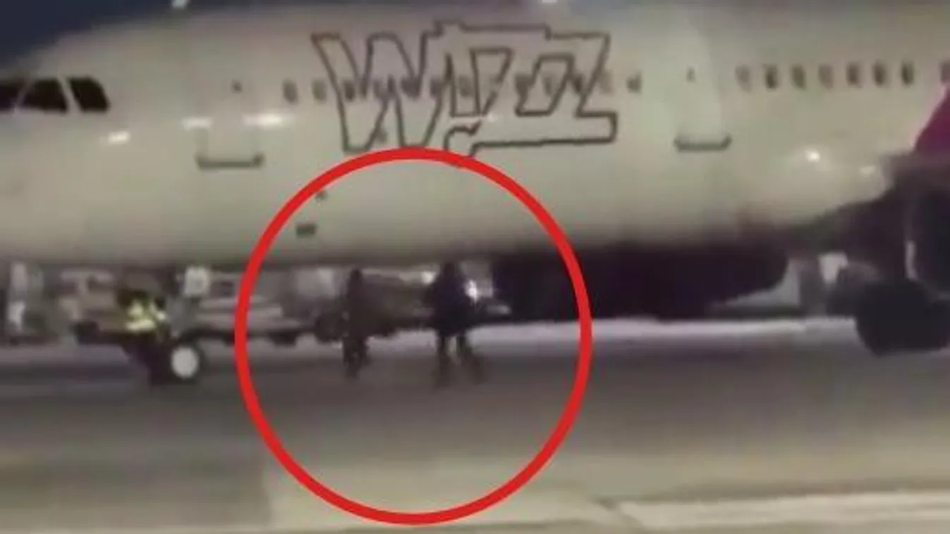 Hajmeresztő videón a reptéri ámokfutás, rendőrök vittek el két utast