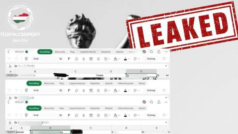 Tűzfalcsoport: Aktív bírók adatai is kiszivárogtak a Tisza Világ adatvédelmi incidensében