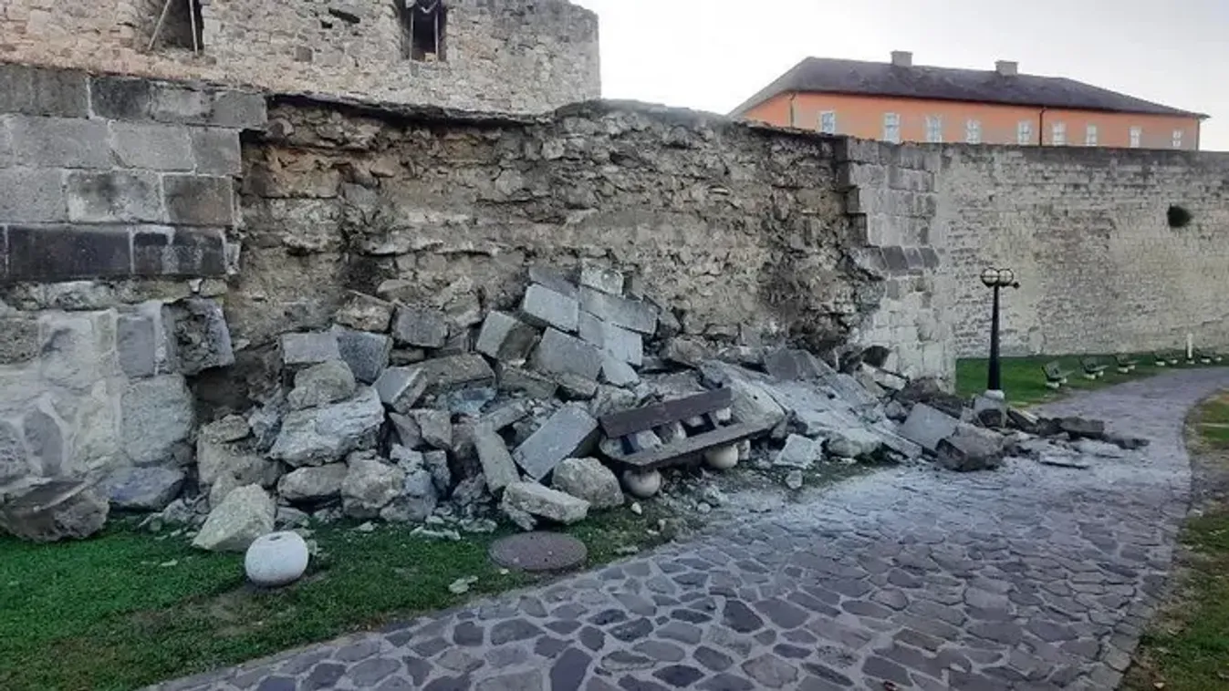 A török ostromot túlélte, az idő vasfoga viszont kifogott rajta: leomlott az egri vár fala
