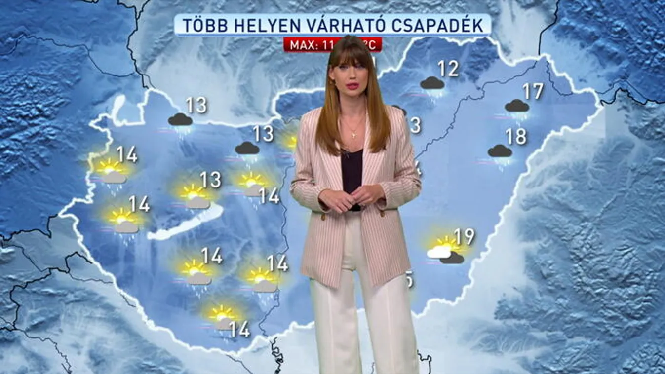 Több helyen várható csapadék