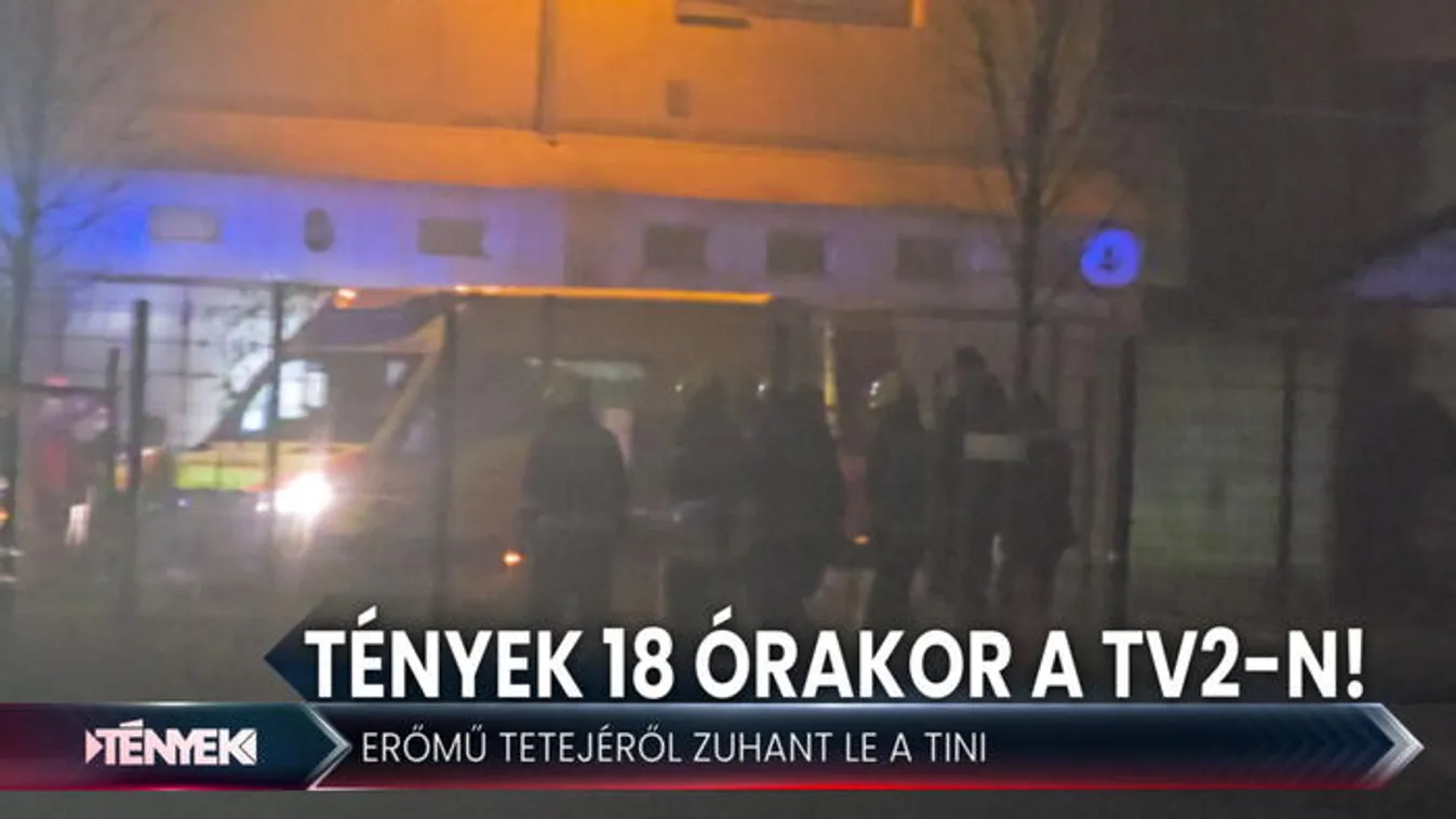 Beszakadt az erőmű teteje alatta - Tények 18.00