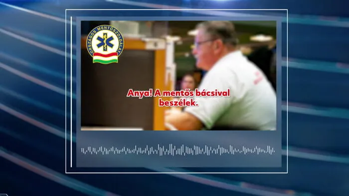 Na szia mentő – megszólalt a mentésirányítás vezetője