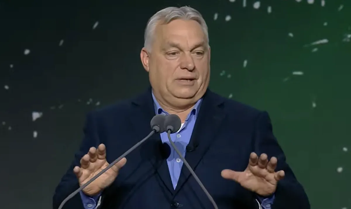 Orbán Viktor a szegedi Lázárinfón