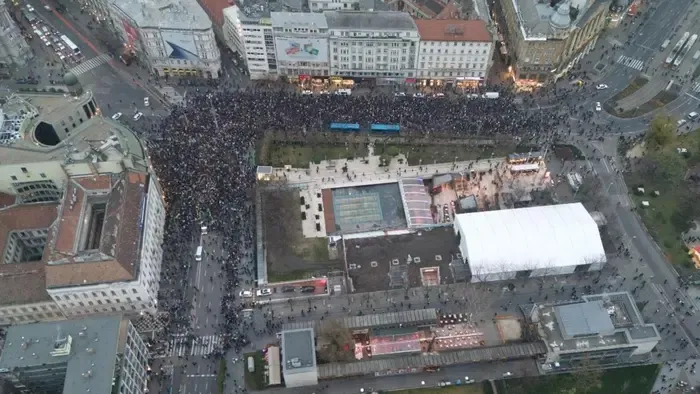 Képeken a valaha volt legkisebb tiszás tüntetés Budapesten