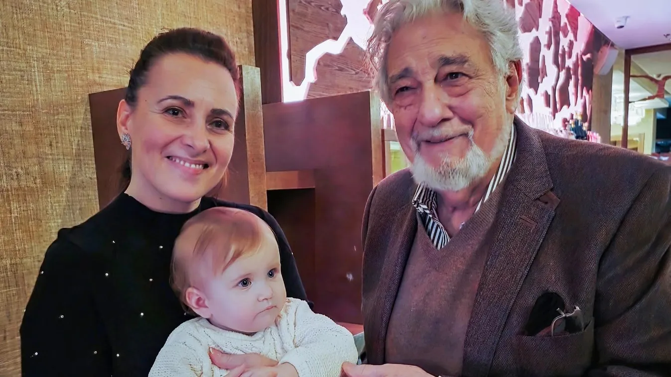 Mesébe illő találkozás: Csézy kislánya elvarázsolta Placido Domingot