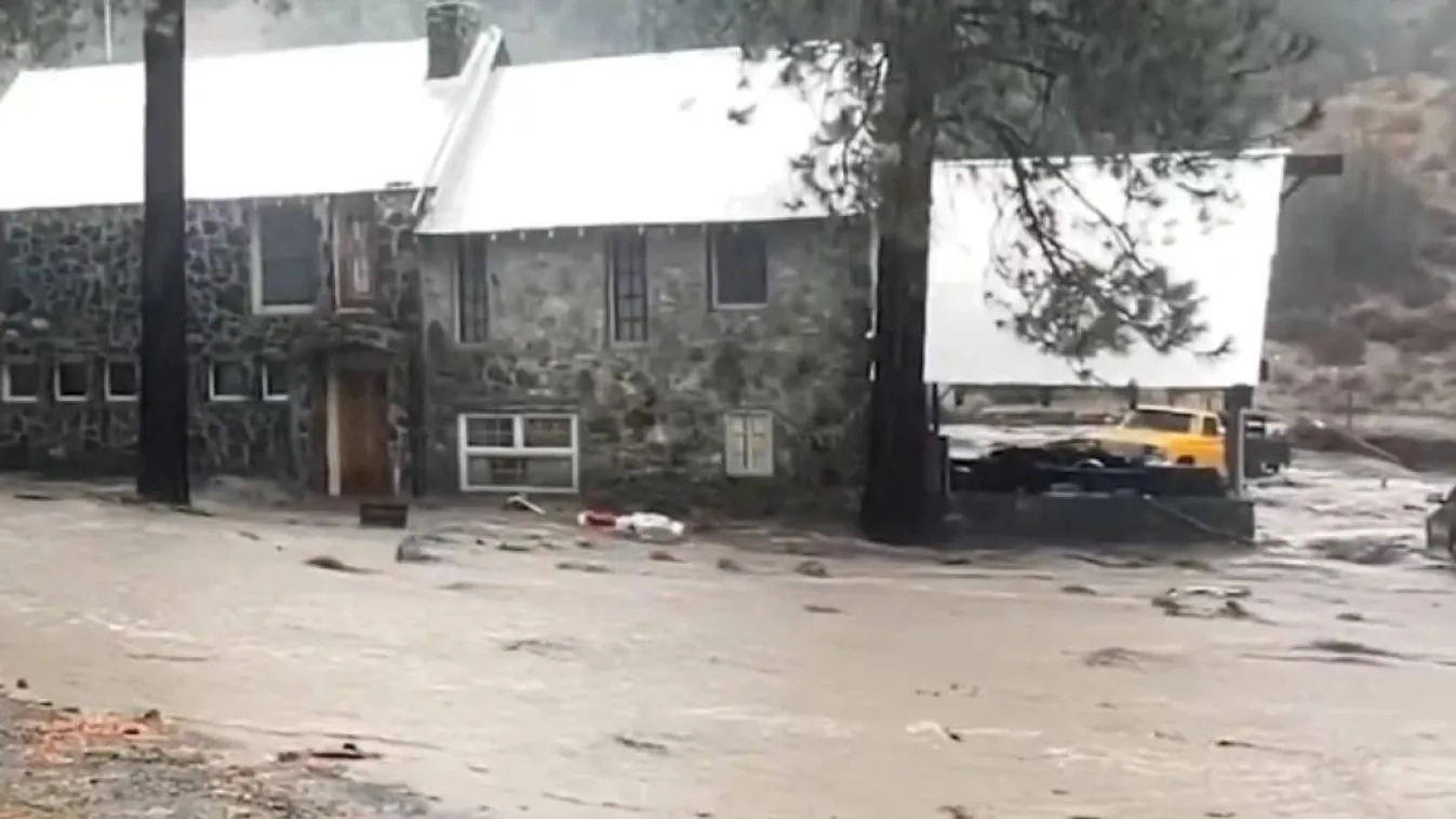 Kaliforniában rekordmértékű esőt hozott a karácsony áradásokkal, villámáradásokkal, földcsuszamlásokkal