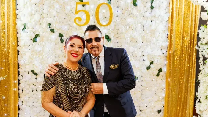 Fényűző fotókon Bódi Gusztiék Aranylakodalma