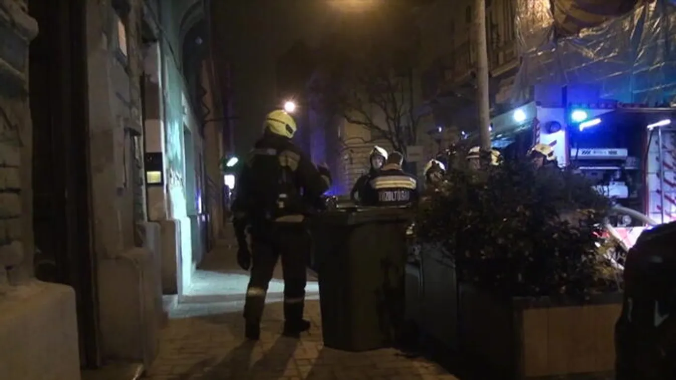 70 lakó menekült az utcára a belvárosban