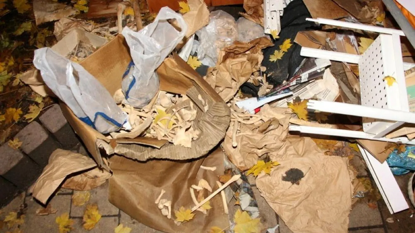 Emberi maradványokra bukkantak a ferencvárosi lomtalanításon, azonnal értesítették a hatóságokat