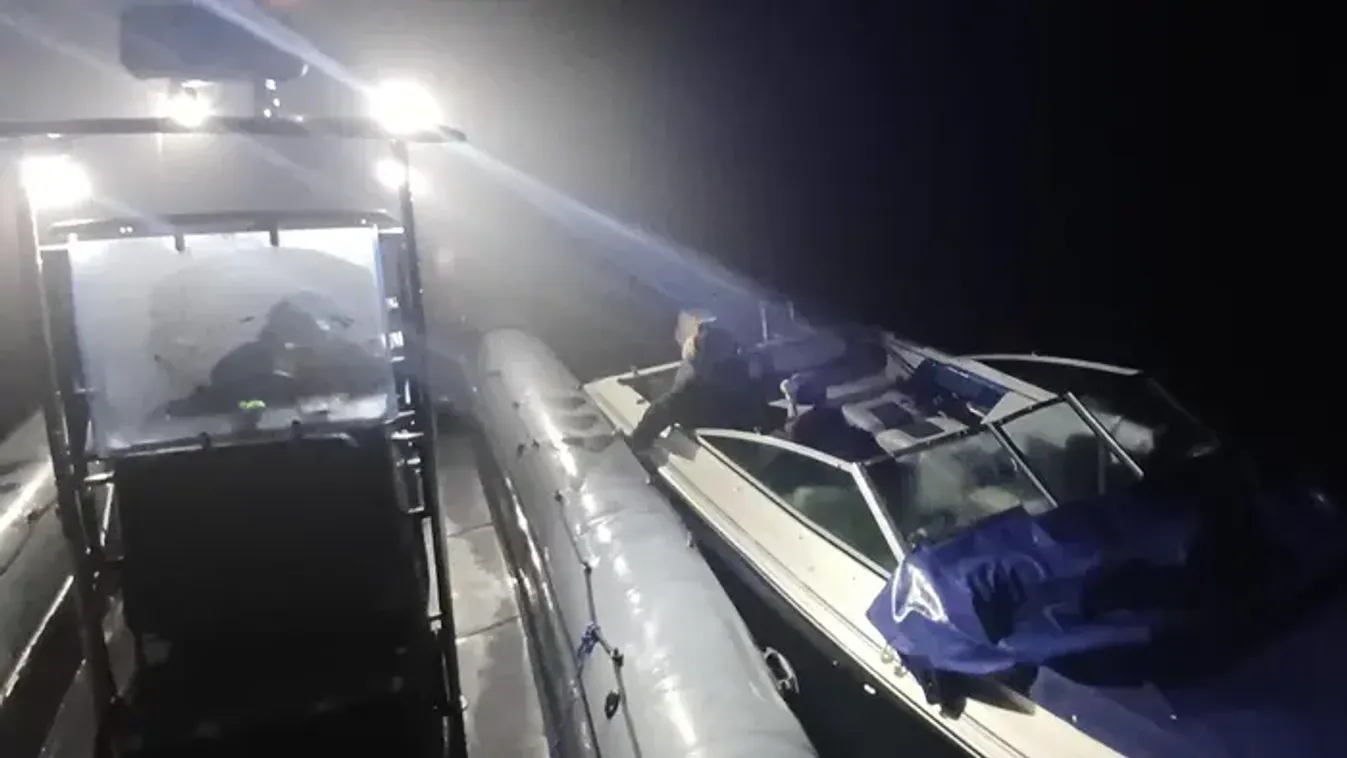 Dráma a Balatonon, horgászok kerültek nagy bajba a vízen