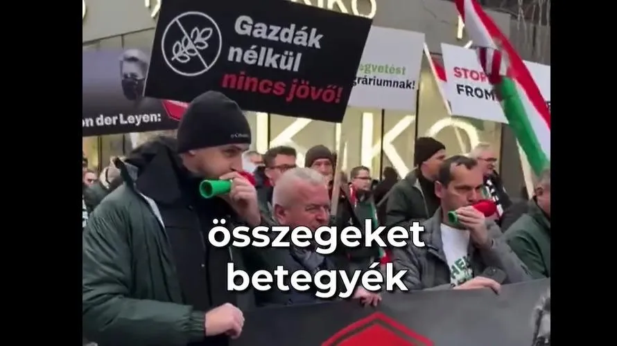 Dömötör Csaba merényletnek nevezte, hogy a Tisza Párt a tiltakozó gazdák helyett Brüsszel és a háború pártjára állt