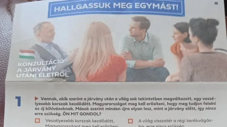 Dicsérik a nemzeti konzultációt Amerikában