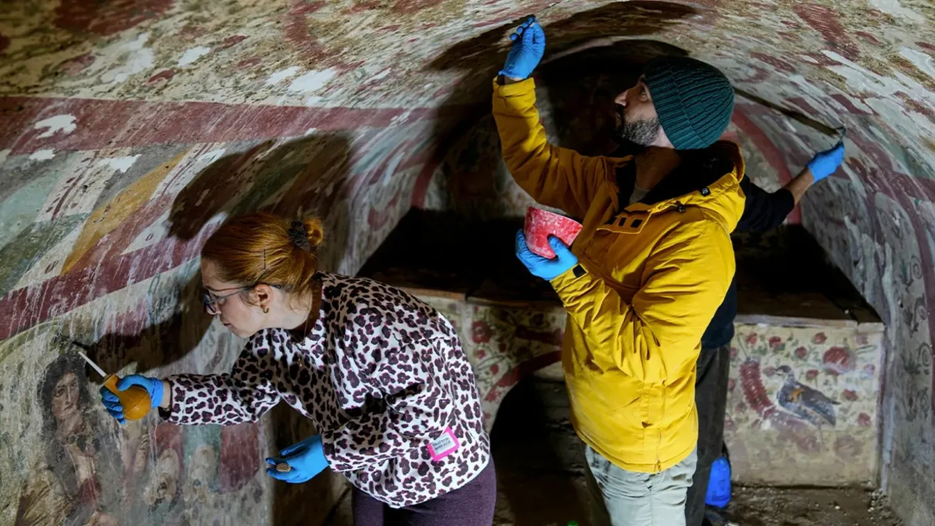 Hihetetlen felfedezés Törökországban: Ritka Krisztus-ábrázolásra bukkantak régészek
