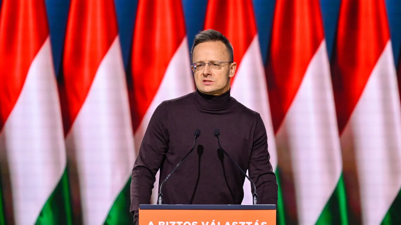 Szijjártó Péter: az ukrán kormány Tisza néven indul a magyar parlamenti választáson