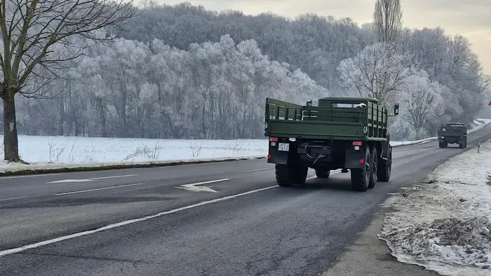 Katonai konvojok lepték el Szabolcs-Szatmár-Bereg vármegyét - Fotók
