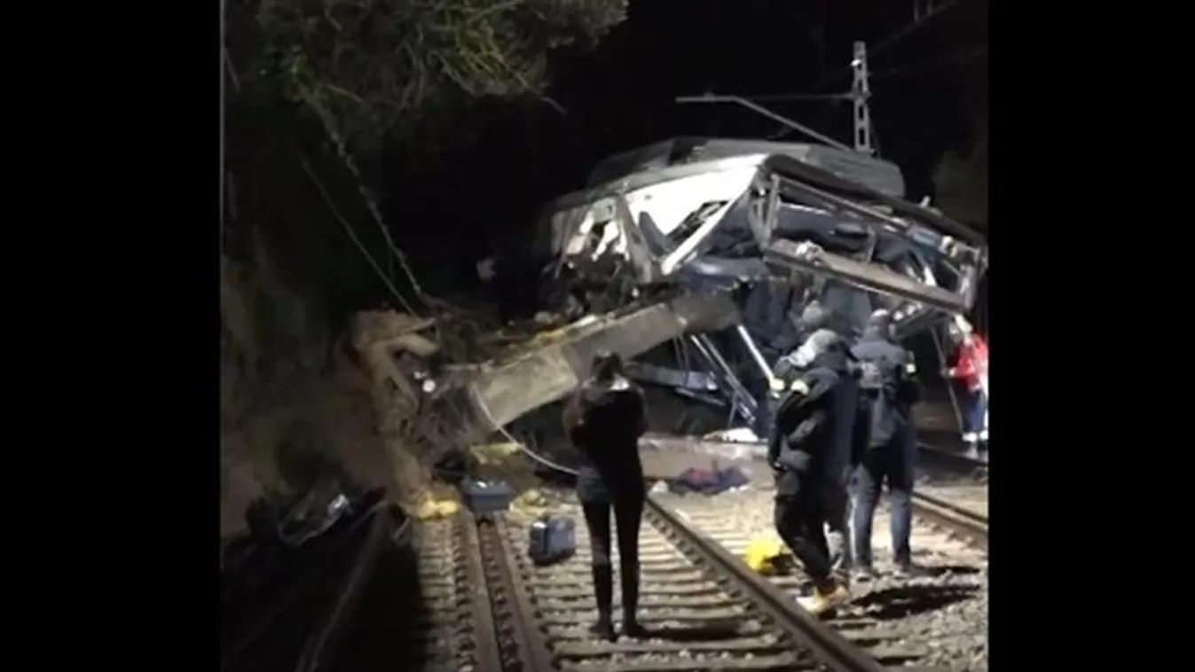 Többen megsérültek egy újabb spanyolországi vonatbalesetben