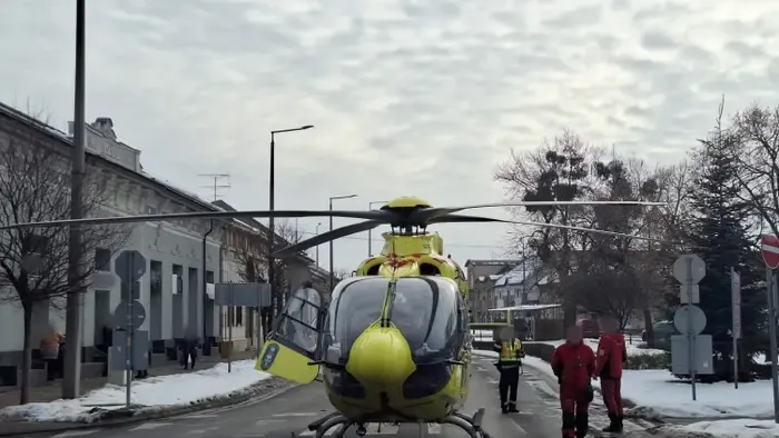 Kisfiúhoz siető mentőhelikopterrel történt baj Nyírbátorban