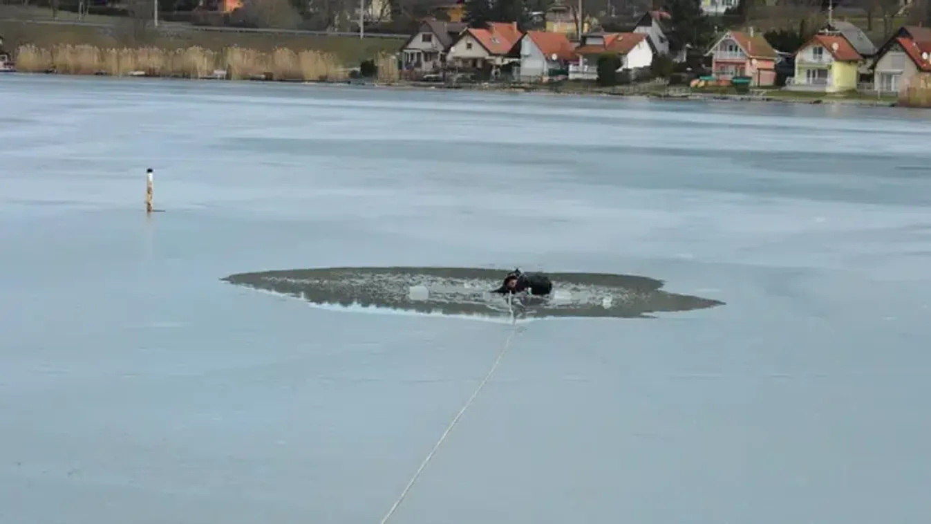 Tinédzserek zuhantak a jeges vízbe Szigetváron