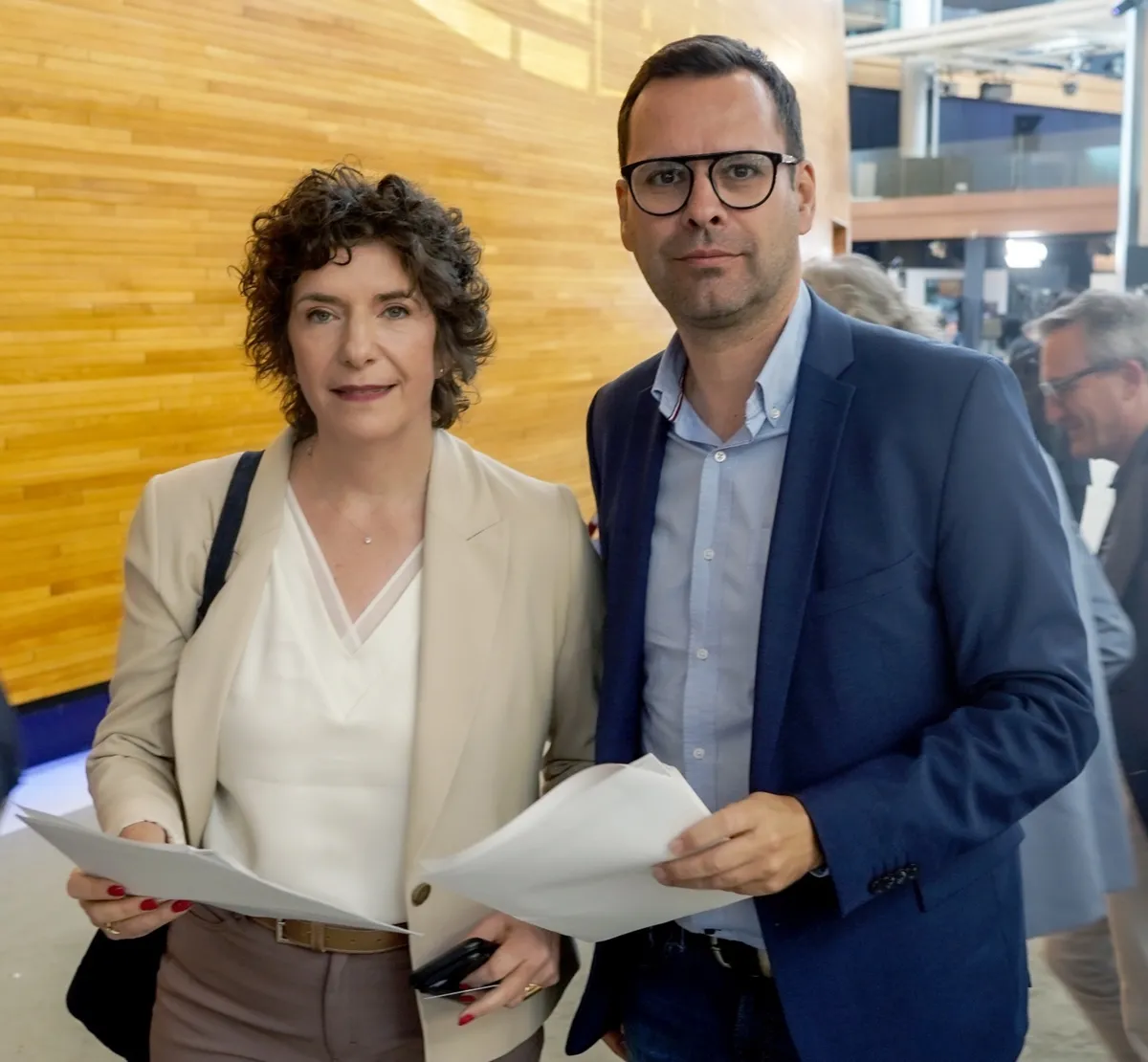 Dobrev Klára és Molnár Csaba, a DK két vezetője