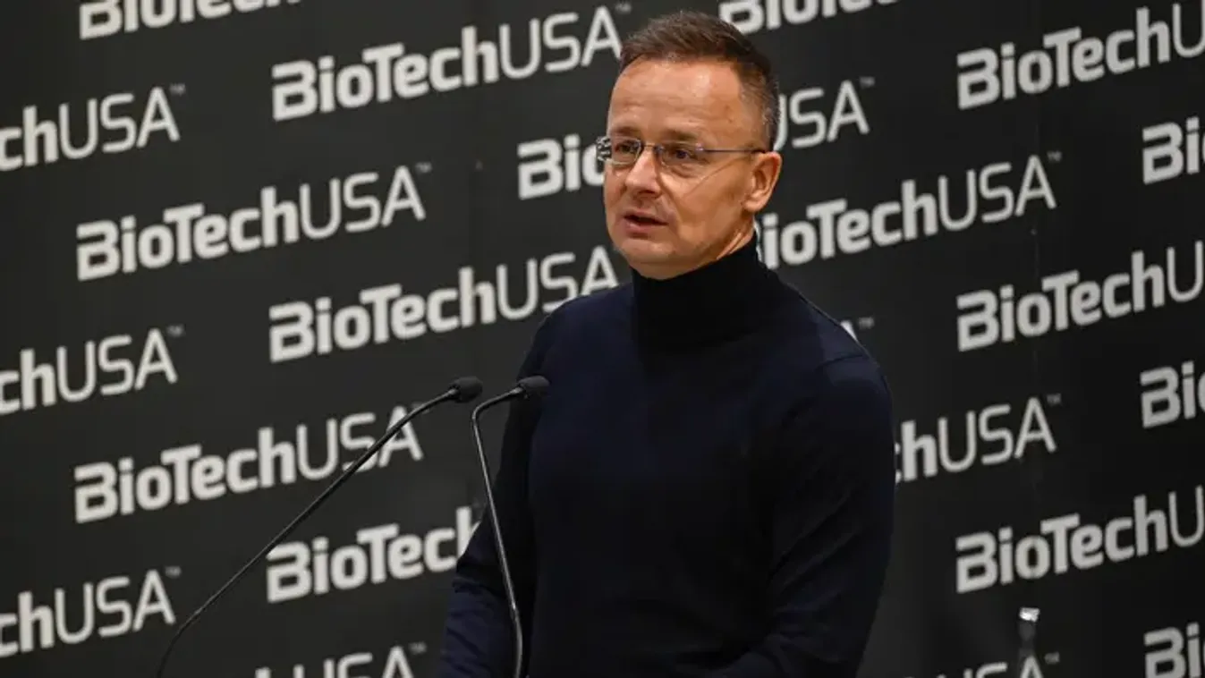 Szijjártó Péter: Száz új munkahelyet hozott létre a BioTech USA
