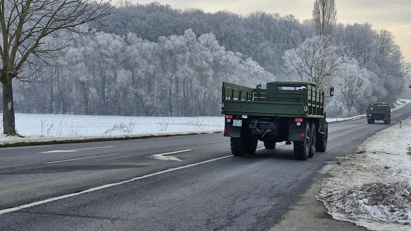 Katonai konvojok lepték el Szabolcs-Szatmár-Bereg vármegyét - Fotók