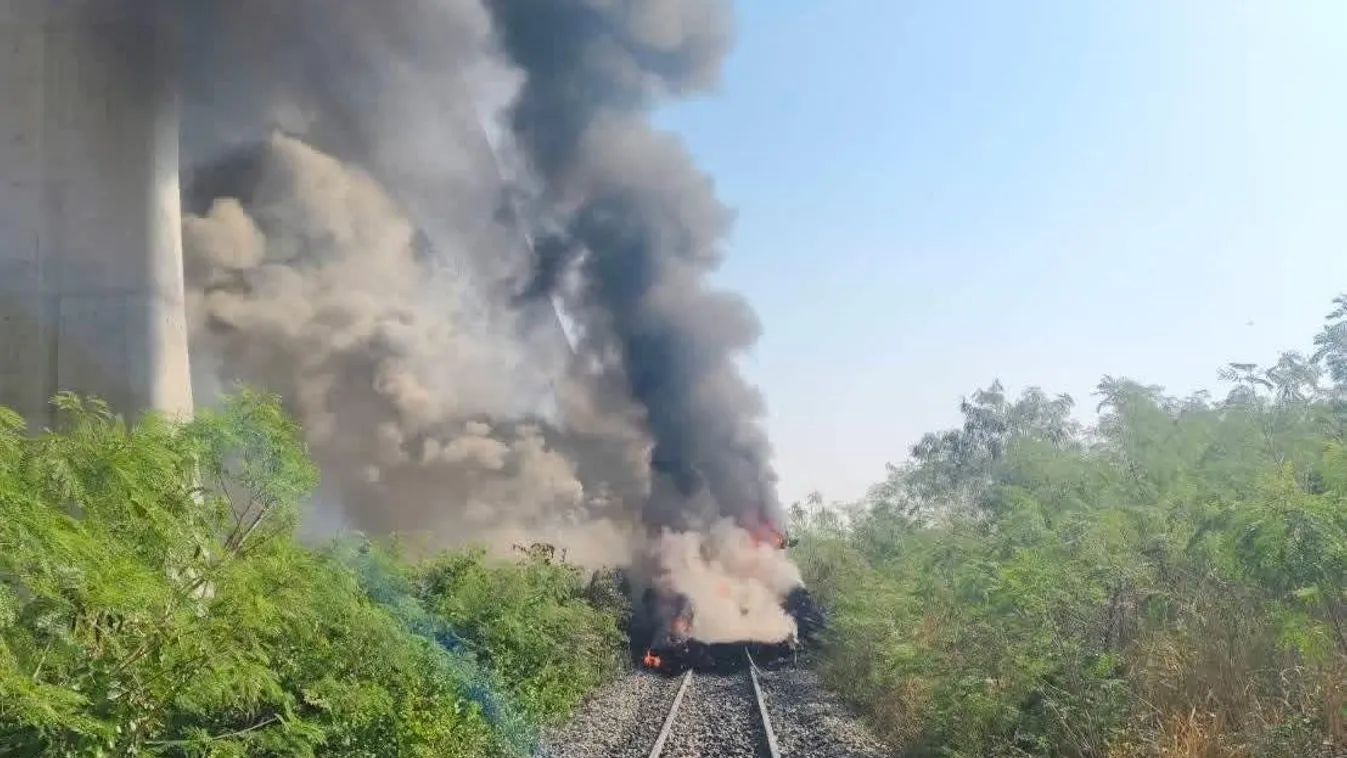 Leomlott egy daru, többen megsérültek