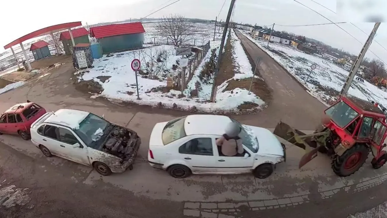 Elképesztő horrorkaravánt videóztak le Nyárlőrincnél