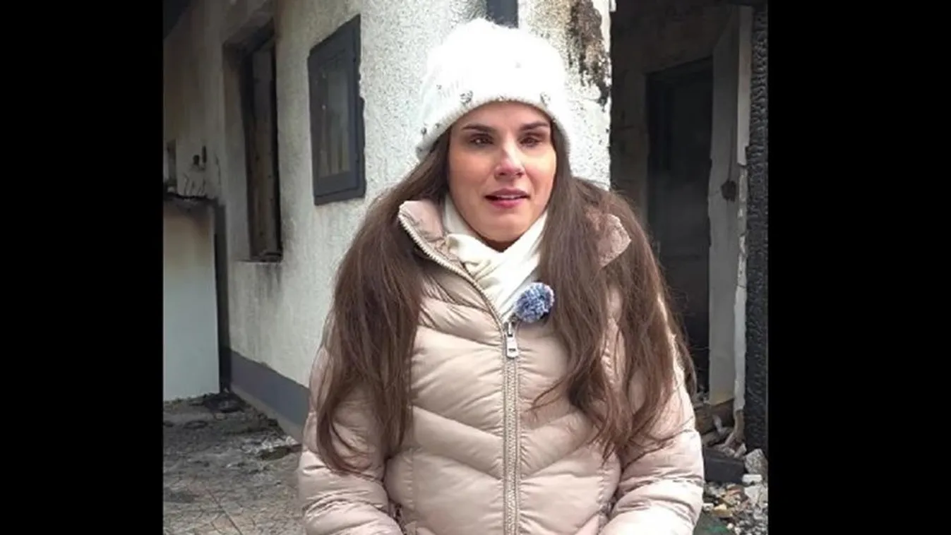 Lángok martaléka lett Agárdi Szilviék otthona, drámai videót tett közzé az énekesnő