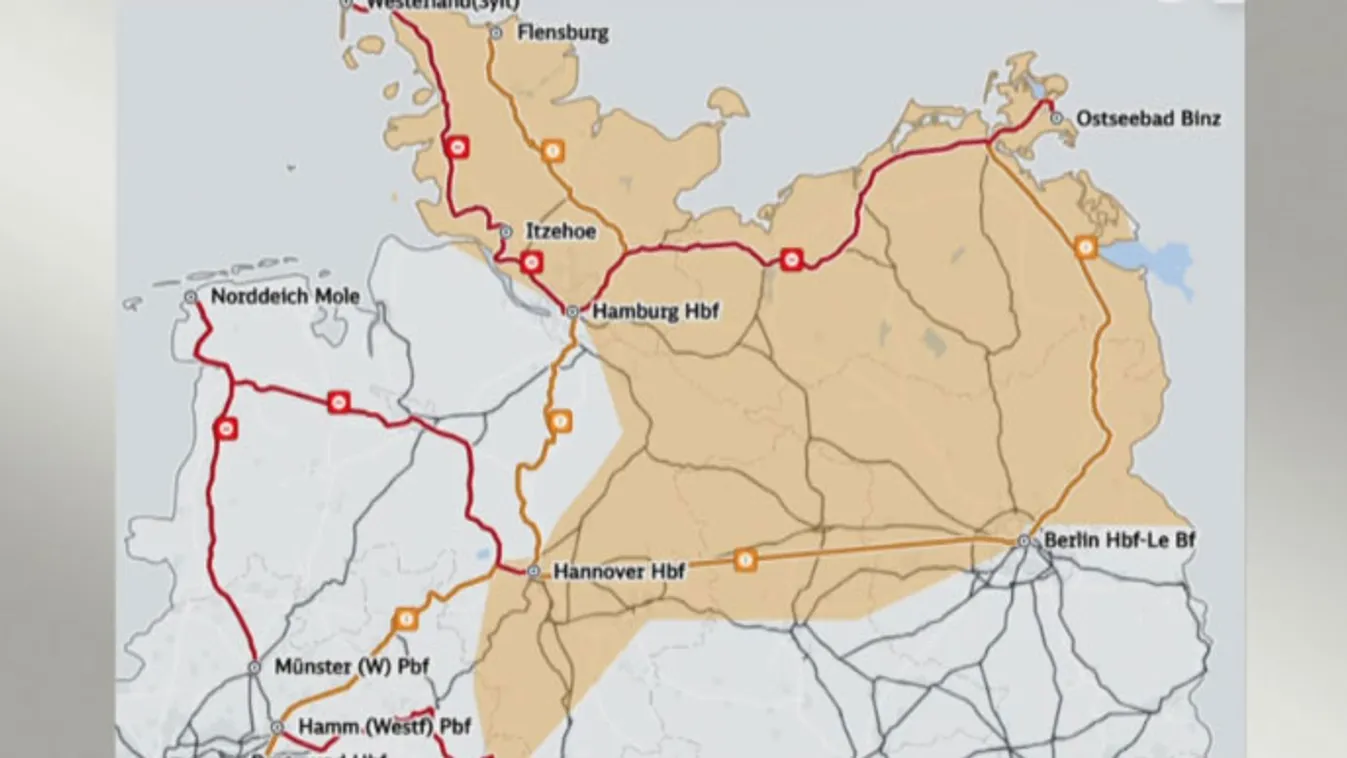 Még mindig akadozik a vasúti közlekedés Németországban a téli vihar után