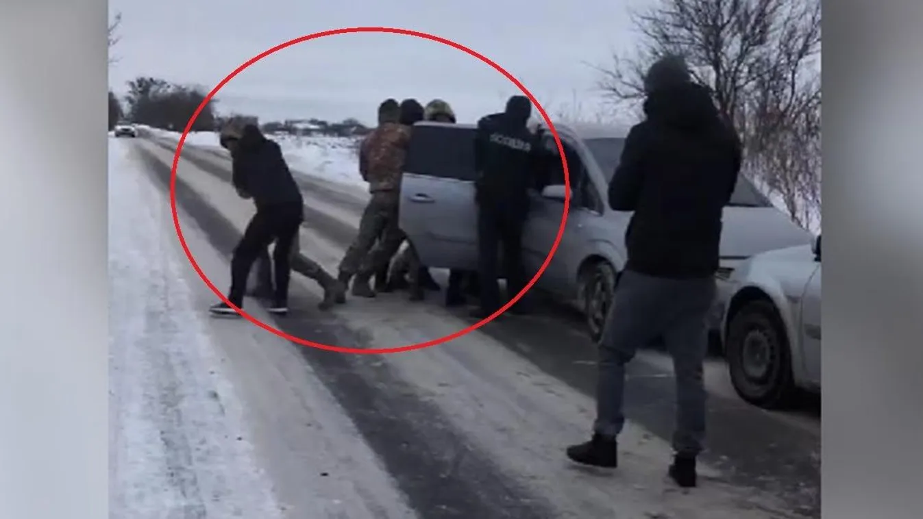Tombol az erőszak az ukrán kényszersorozó akciók során - videóval