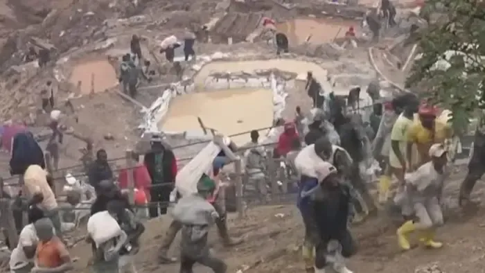 Megsokszorozódott a kongói bányaomlás halálos áldozatainak száma