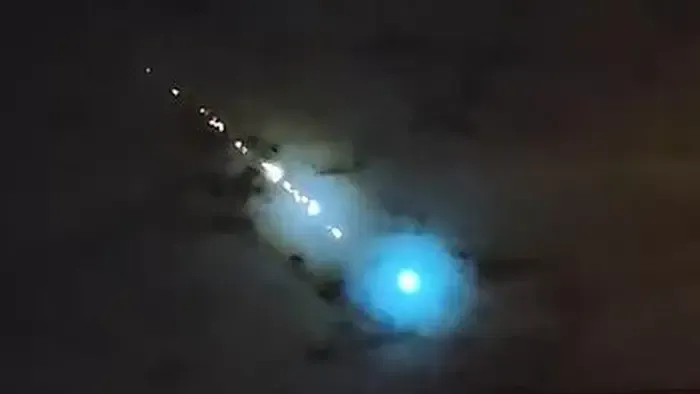 Hatalmas tűzgömböt vett videóra egy magyar férfi