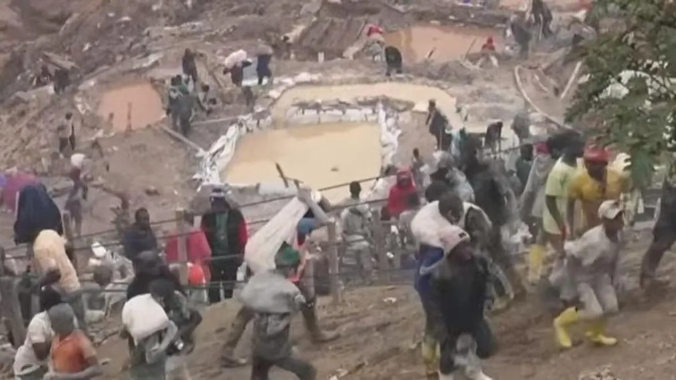 Megsokszorozódott a kongói bányaomlás halálos áldozatainak száma