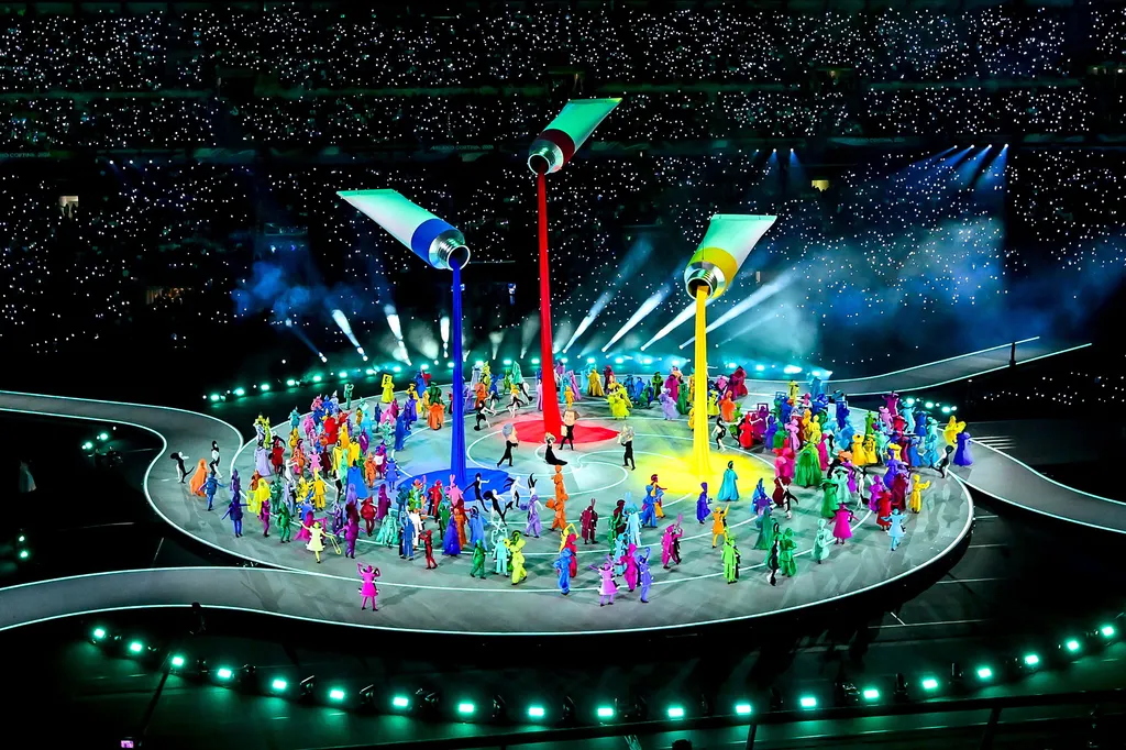 Milánó, 2026. február 6.
A 2026-os milánói-cortinai téli olimpia megnyitóünnepsége a milánói San Siro Stadionban 2026. február 6-án.
MTI/Illyés Tibor