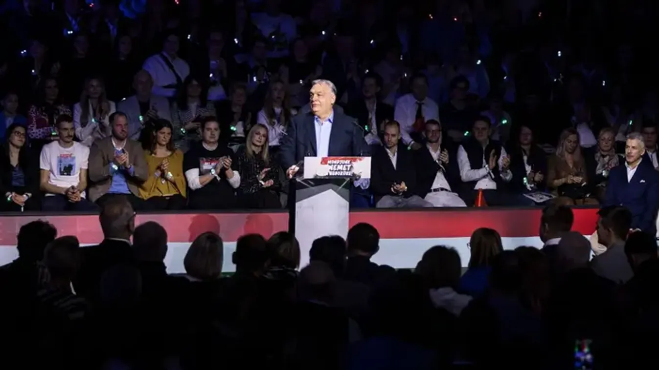 Orbán Viktor: Ez a választás nem arról szól, hogy mi van Magyarországon, hanem, hogy mi lesz Magyarországgal