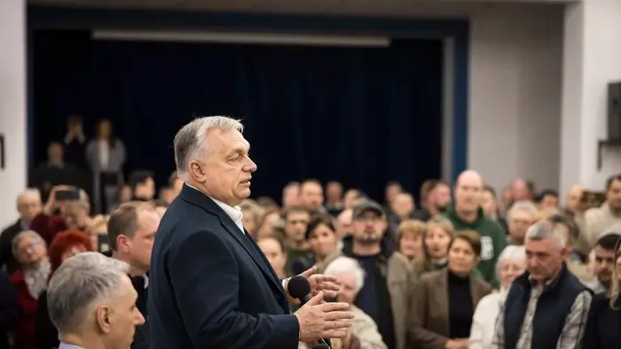 Orbán Viktor: ha a Tisza nyer, akkor a brüsszeli tervek mind szabad utat kapnak