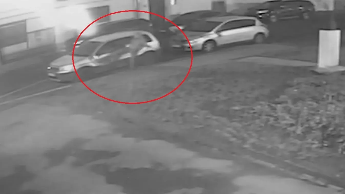 Videón a nő, aki mattrészegen megrongált kilenc autót Pécsen