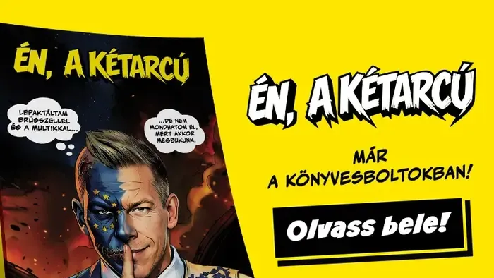 Én, a Kétarcú! Máris nagy siker a Magyar Péterről szóló képregény