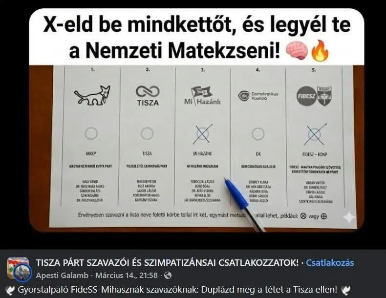 Gulyás Gergely szerint az ötletgazda Tisza Párt ezzel a felhívással bűncselekményt követett el