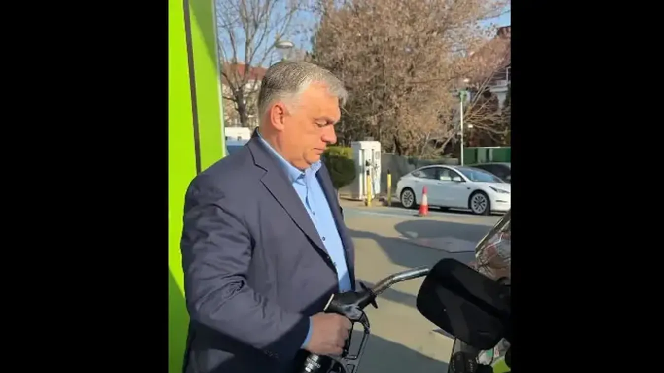 Orbán Viktor tankolt: ennyi ma, és ennyi lesz holnap is
