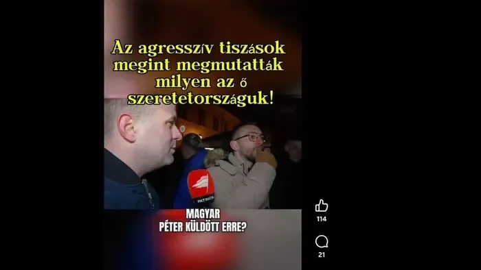 Lökdösődés és anyázás: Győrben is kimutatta foga fehérjét a tiszás szeretetország - Videó